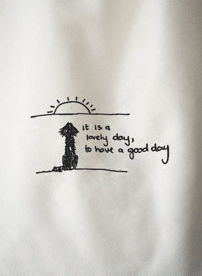 It's a lovely day - Cotton Tote