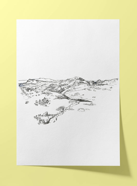 Table Mountain, above